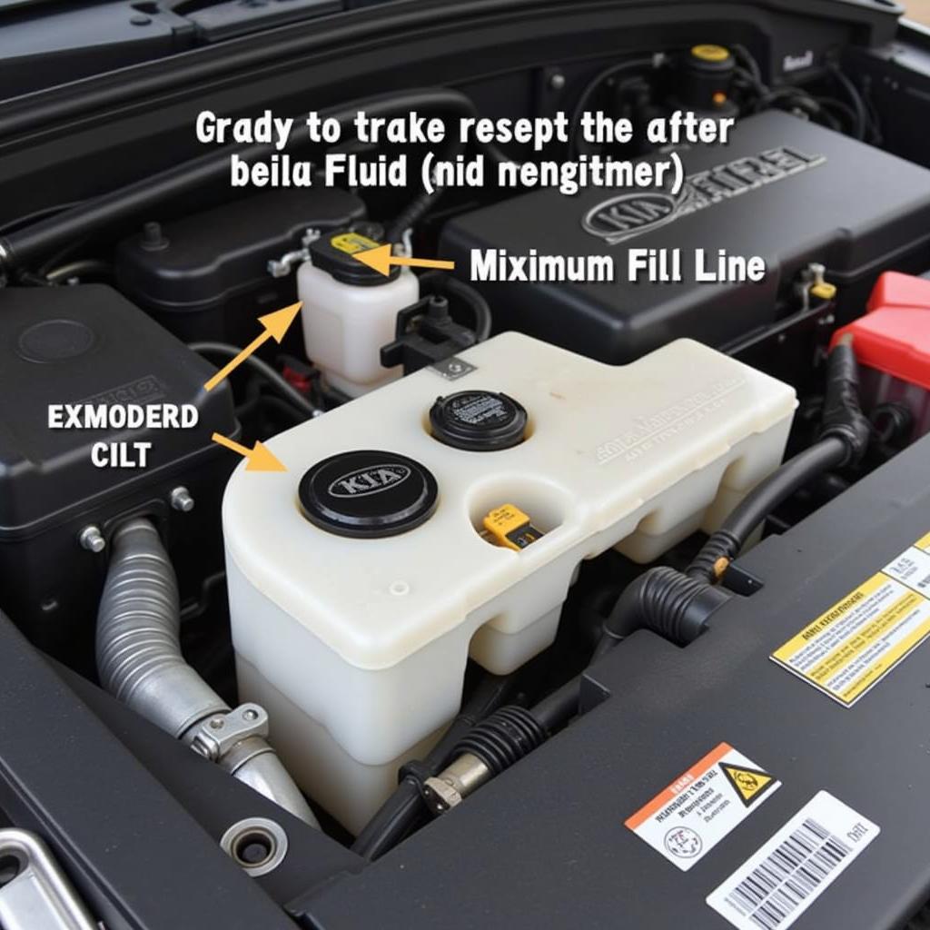 Checking the Brake Fluid Level in a Kia