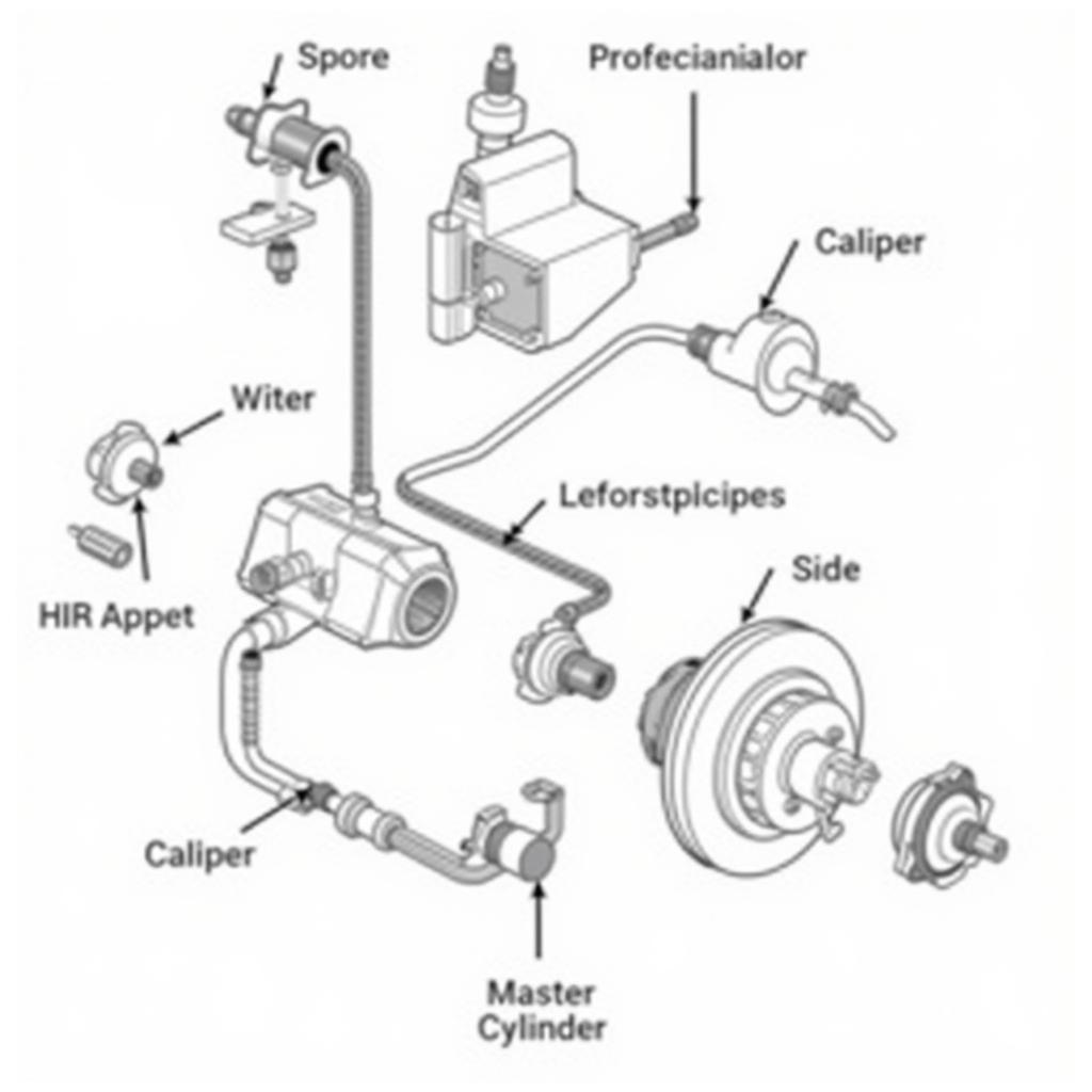 Lexus RX 350 Brake System Components