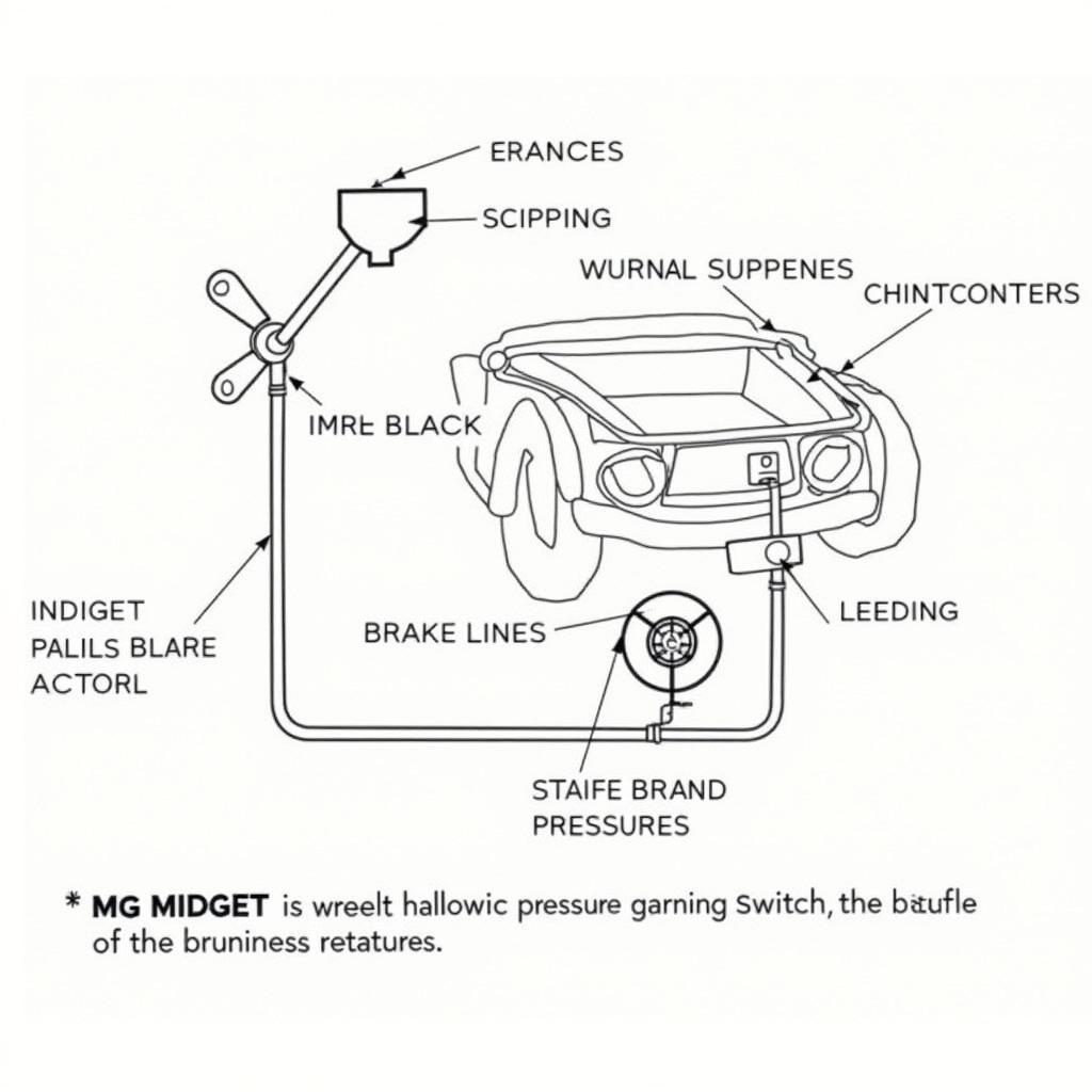 MG Midget Brake System Diagram