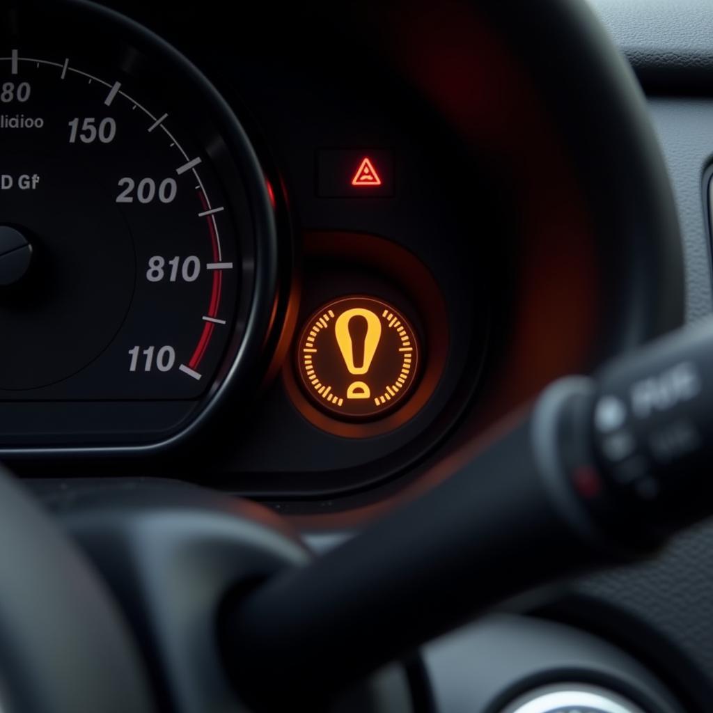 Mini Brake Pad Warning Light On Dashboard