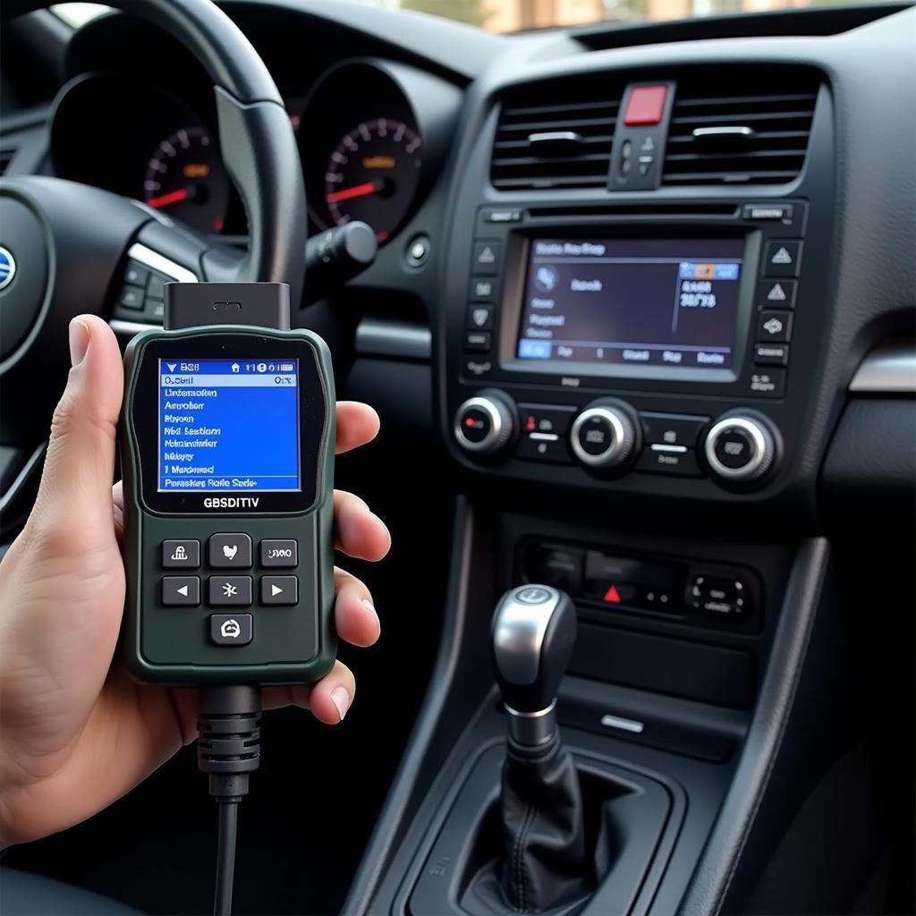 Connecting an OBD-II Scanner to a Subaru Legacy