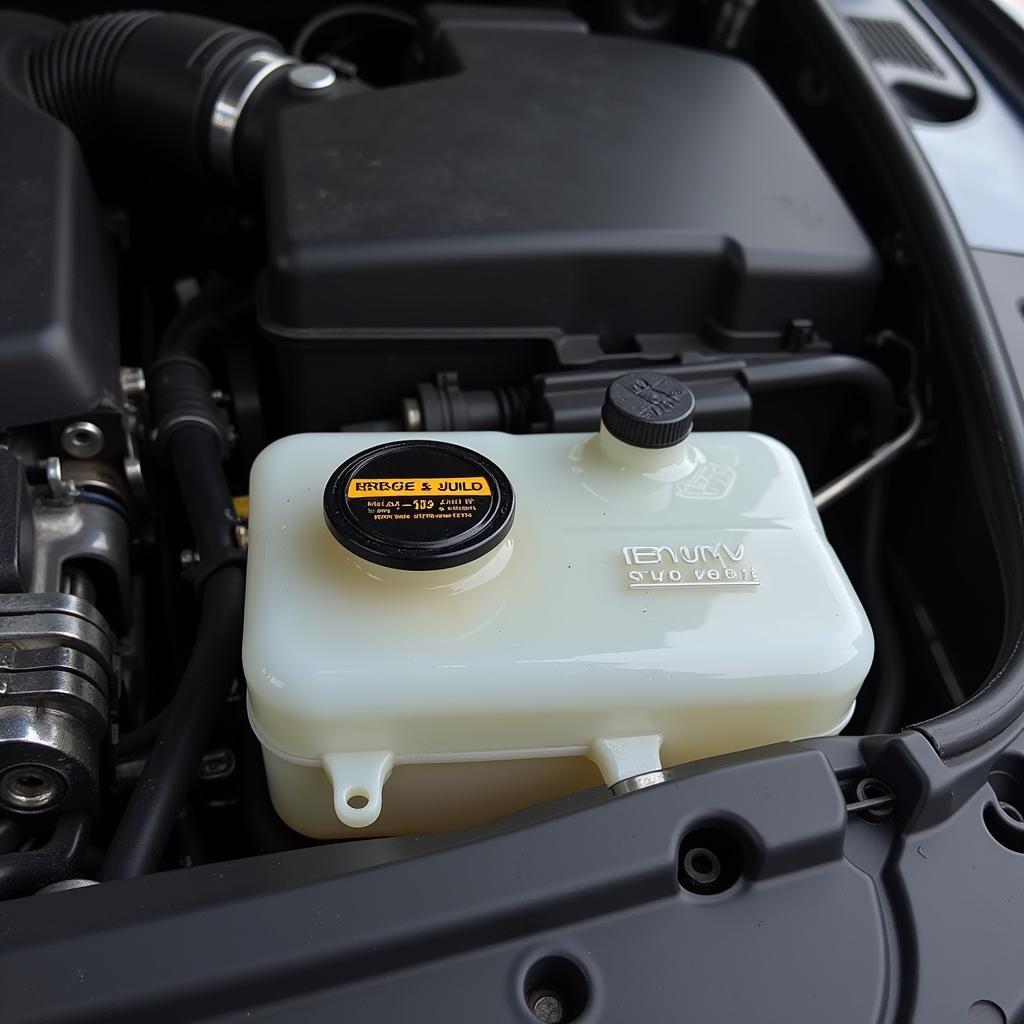 Passat Brake Fluid Reservoir with Low Fluid Level