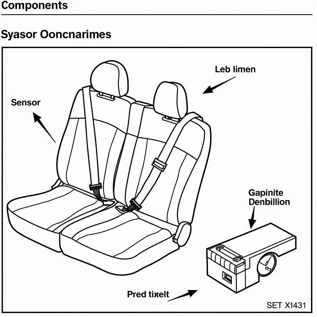 Infiniti QX4 Seat Belt Pretensioner System