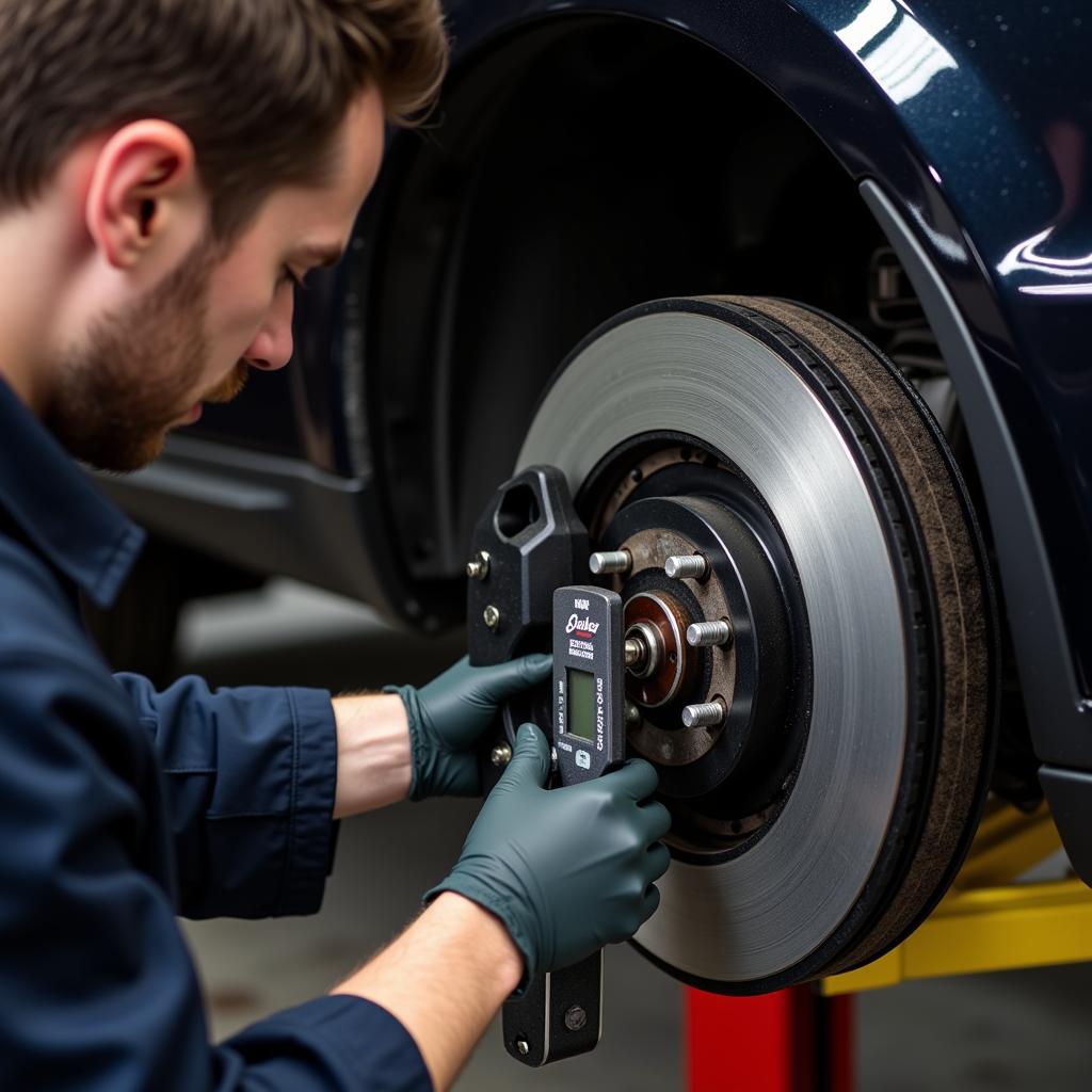 Range Rover Sport Brake Pad Inspection