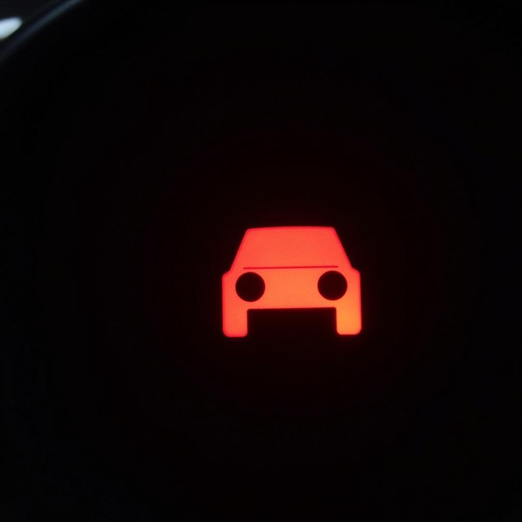 Red Brake Warning Light on Dashboard