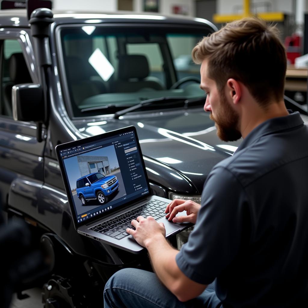 Remote Diagnostics on a Land Cruiser