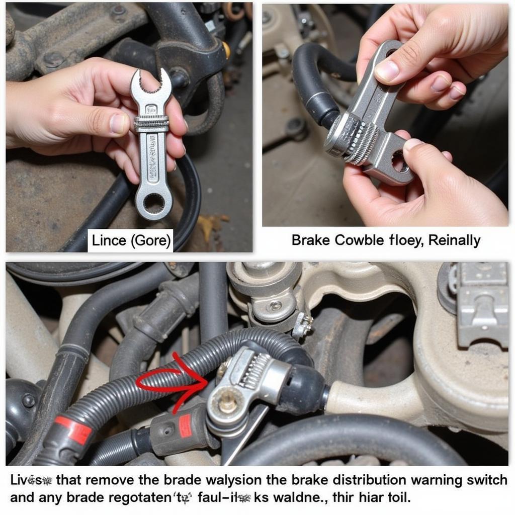 Removing the Old Brake Distribution Warning Switch