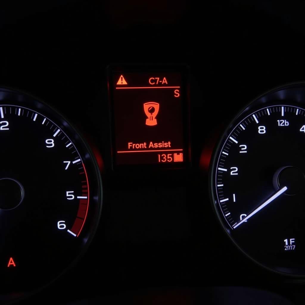 Seat Ateca Front Assist Warning Light on Dashboard