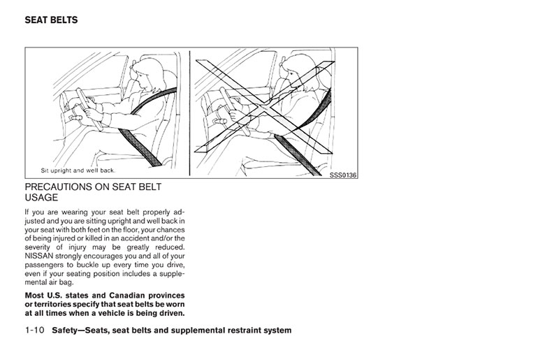 Fasten the seat belt guidance 