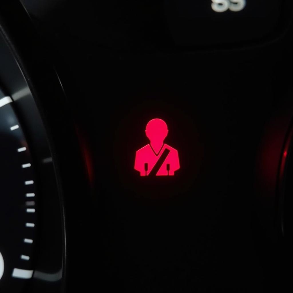 Dashboard Seat Belt Warning Light Illuminated