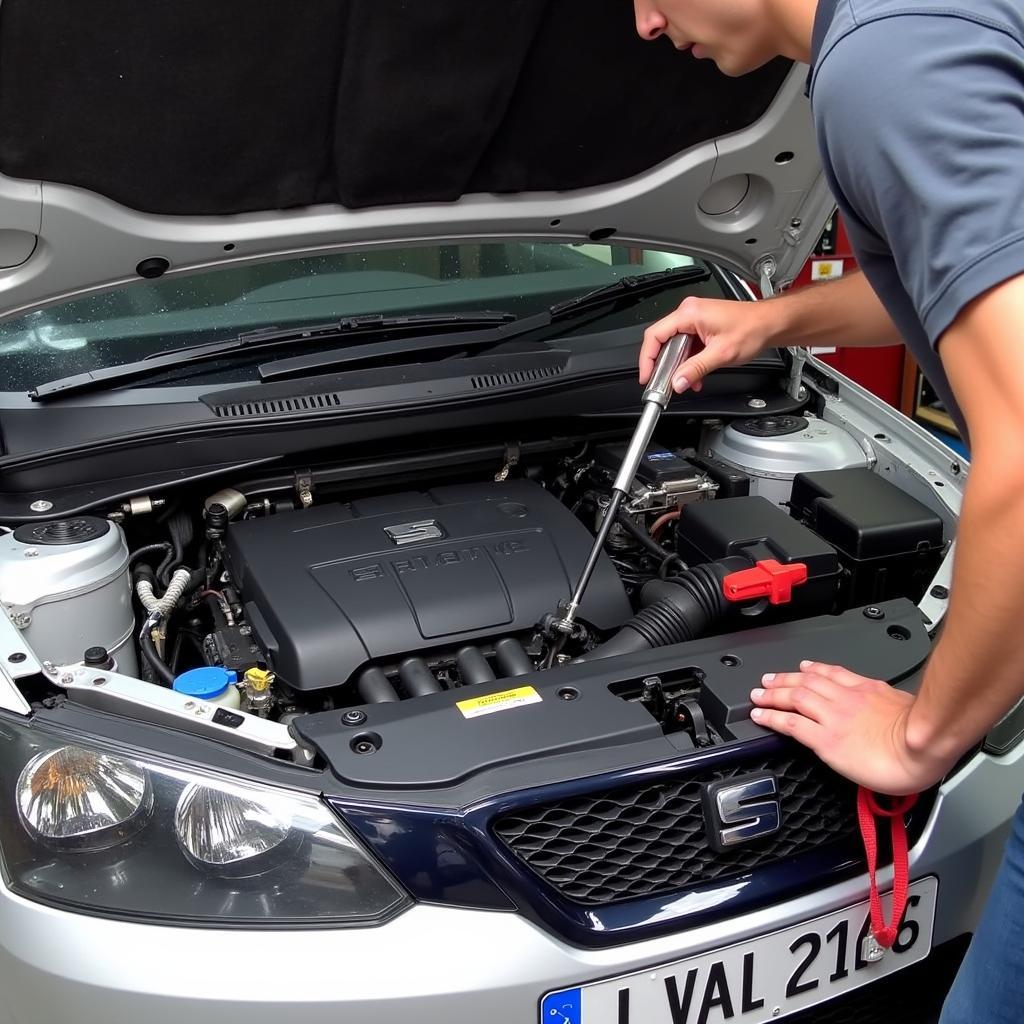 Seat Ibiza 1.2 Engine Compartment Inspection