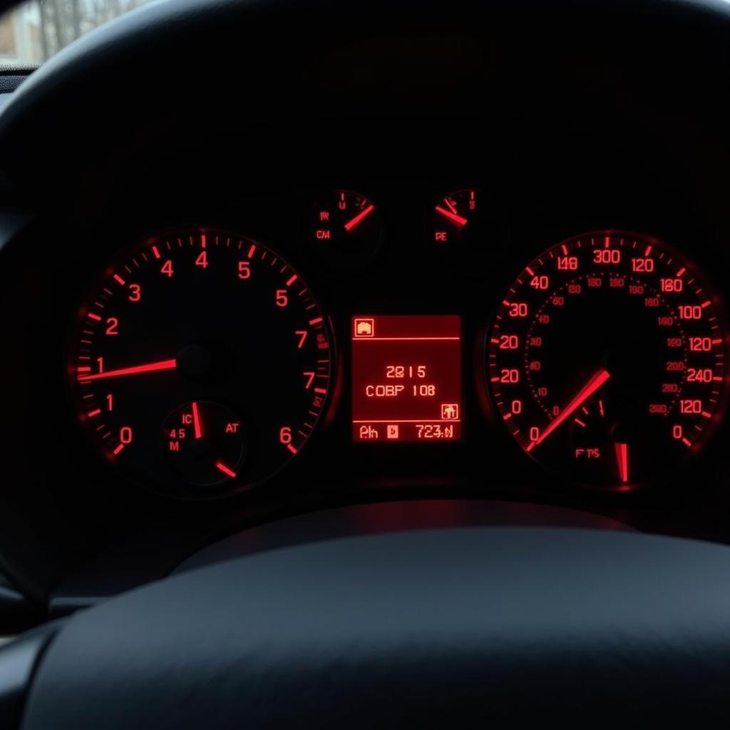 Seat Ibiza Dashboard with All Warning Lights Off