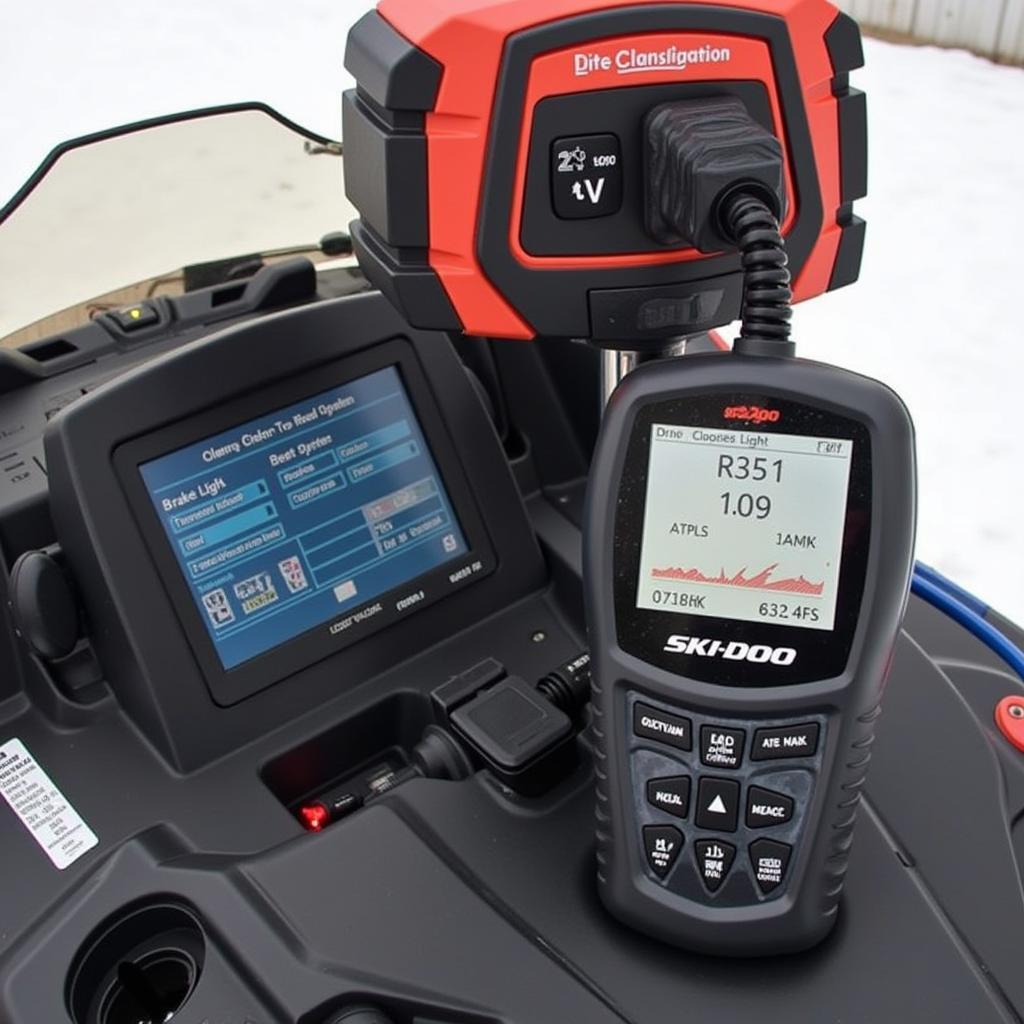 Resetting the Ski-Doo Brake Warning Light using a Diagnostic Tool