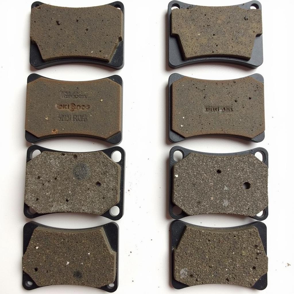 Ski-Doo Worn Brake Pads vs. New Brake Pads