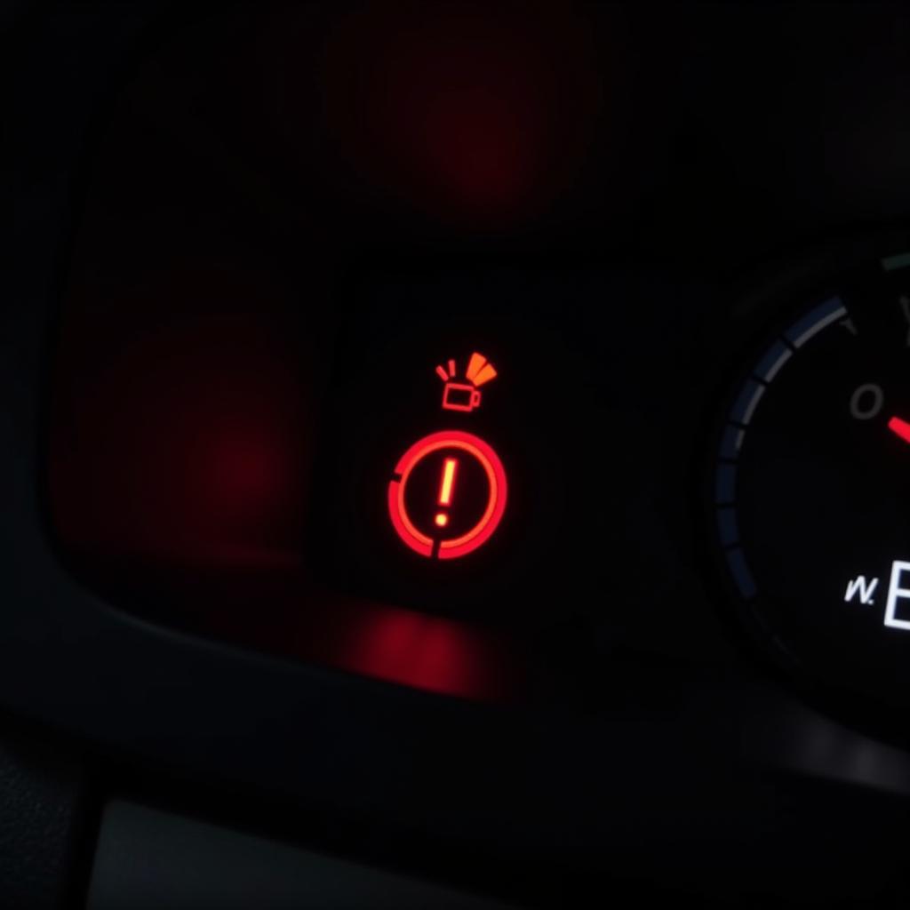 Skoda Octavia Brake Fluid Warning Light on Dashboard