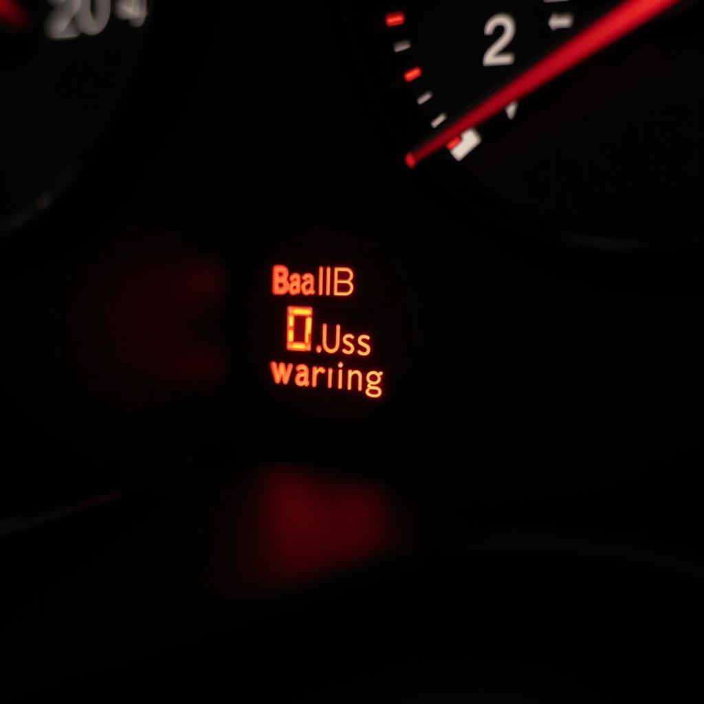 Subaru Brake Warning Light on Dashboard