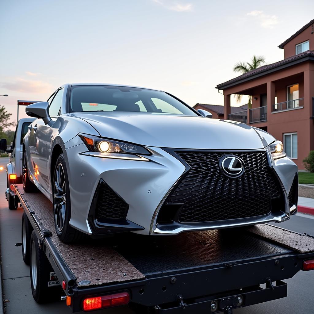 Towing a Lexus Vehicle