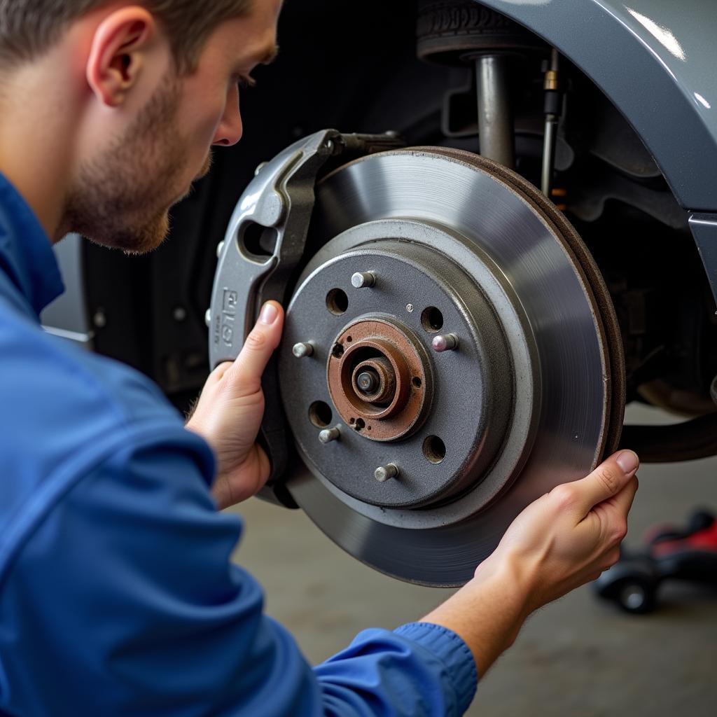 Toyota Avensis Brake Pad Inspection