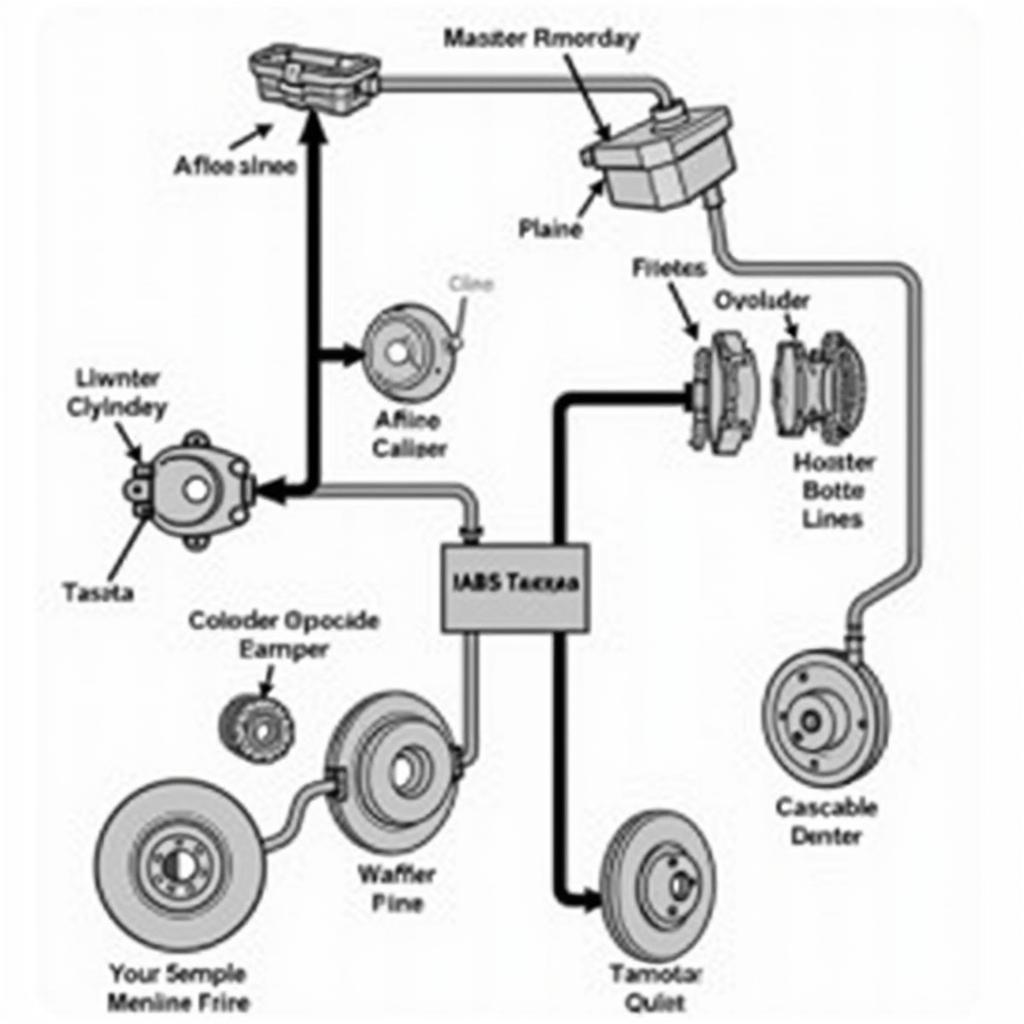 Toyota Tacoma Brake System Diagram