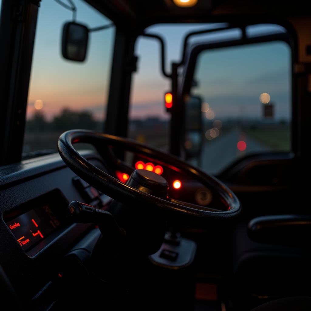 Tractor Seat Belt Warning Light