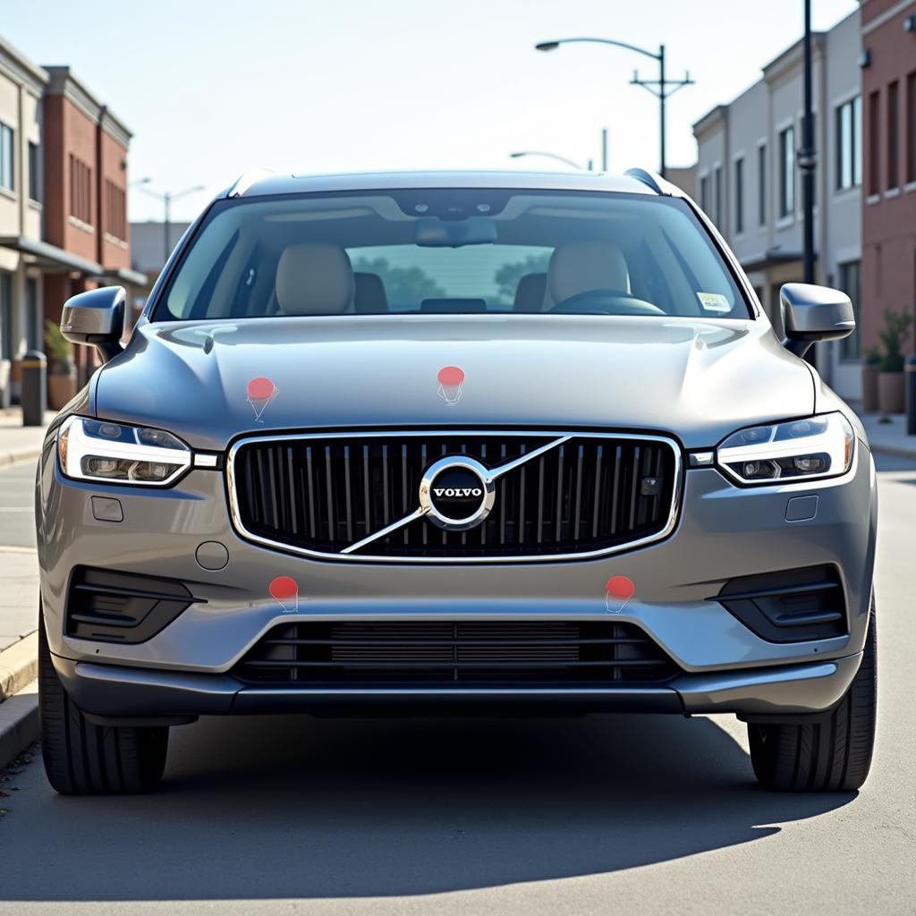 Volvo Collision Warning System in Action