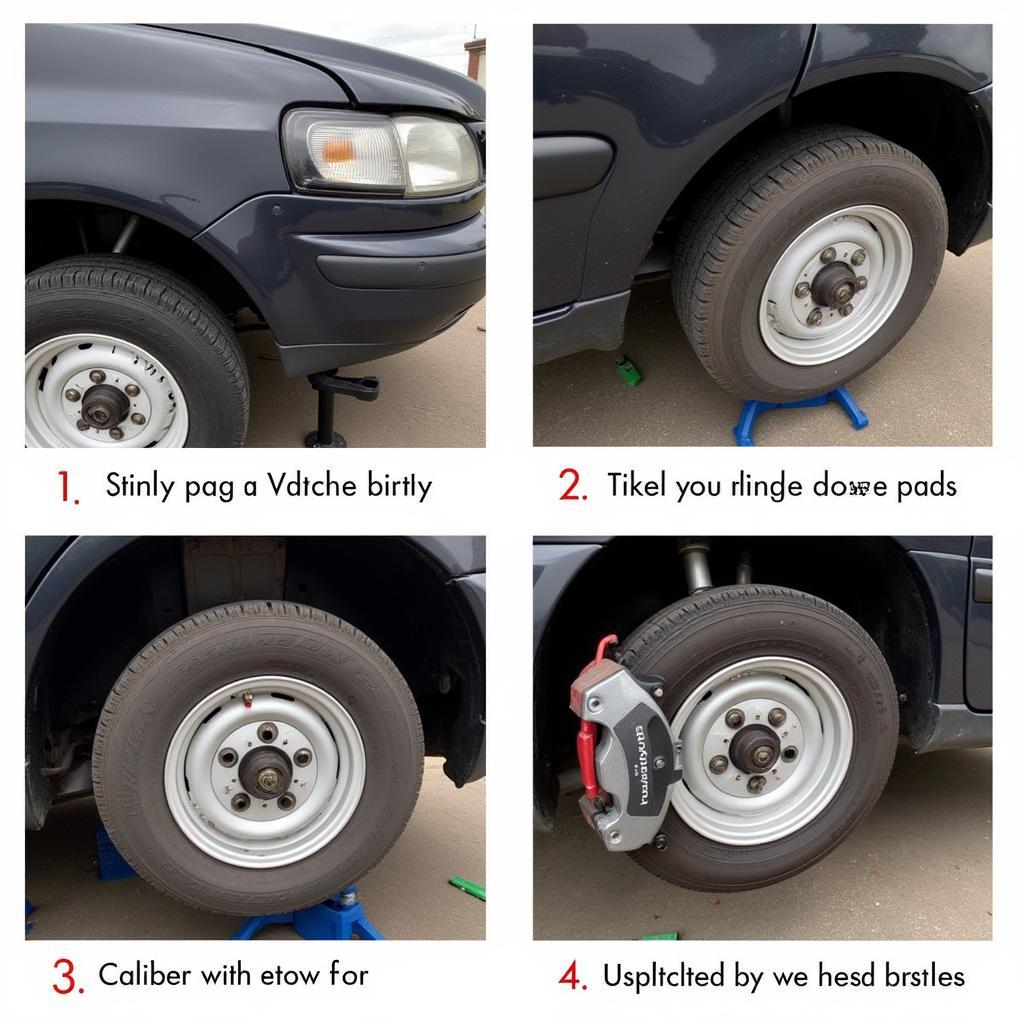 Replacing Brake Pads on a Volkswagen Golf