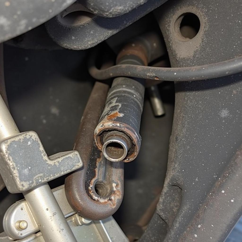 VW New Beetle Brake Line Leak