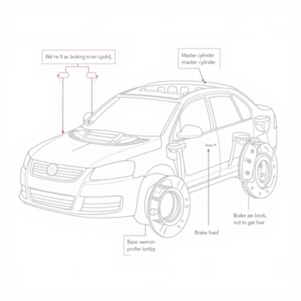 VW Passat Brake System Diagram