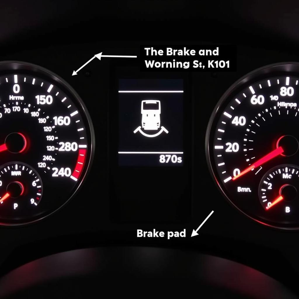 VW Tiguan Brake Pad Warning Light Illuminated