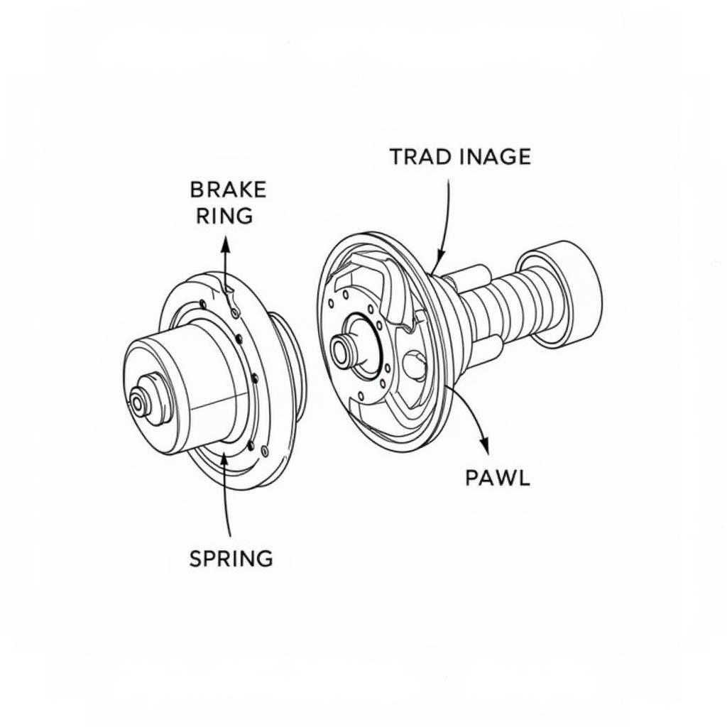 Warn winch brake assembly diagram