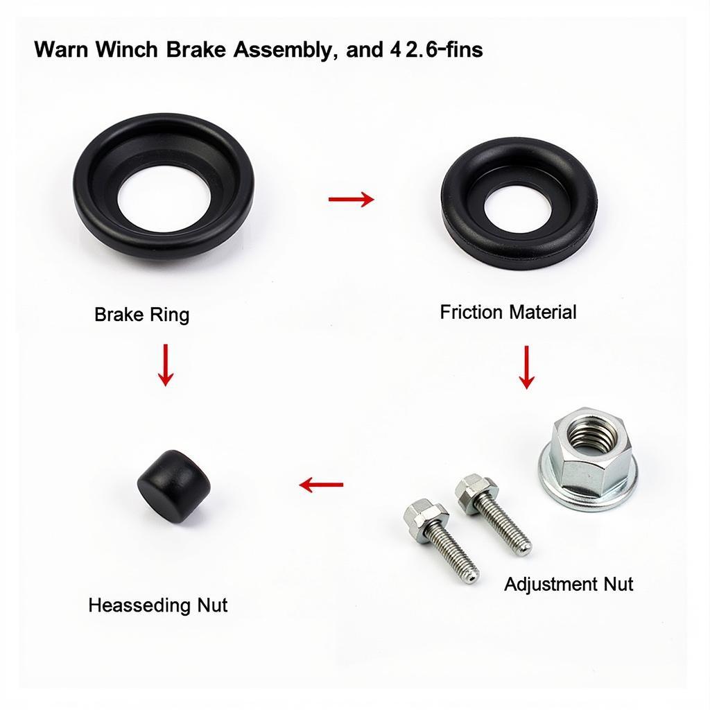 Warn Winch Brake Components