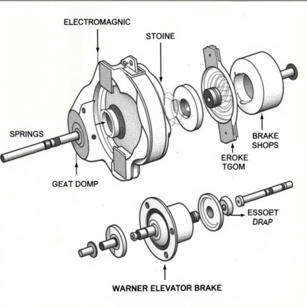 Warner Elevator Brake Components