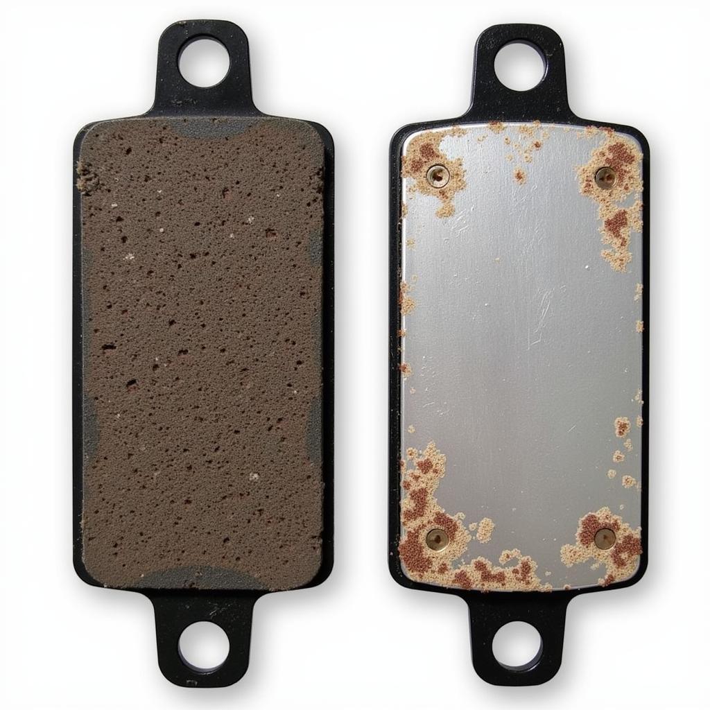 Worn Brake Pads Comparison 