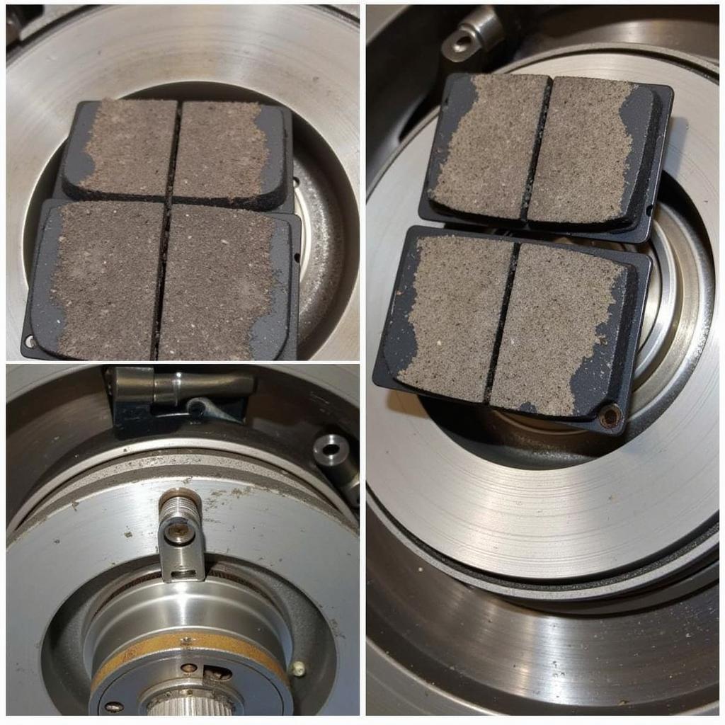 Worn Brake Pads Comparison 