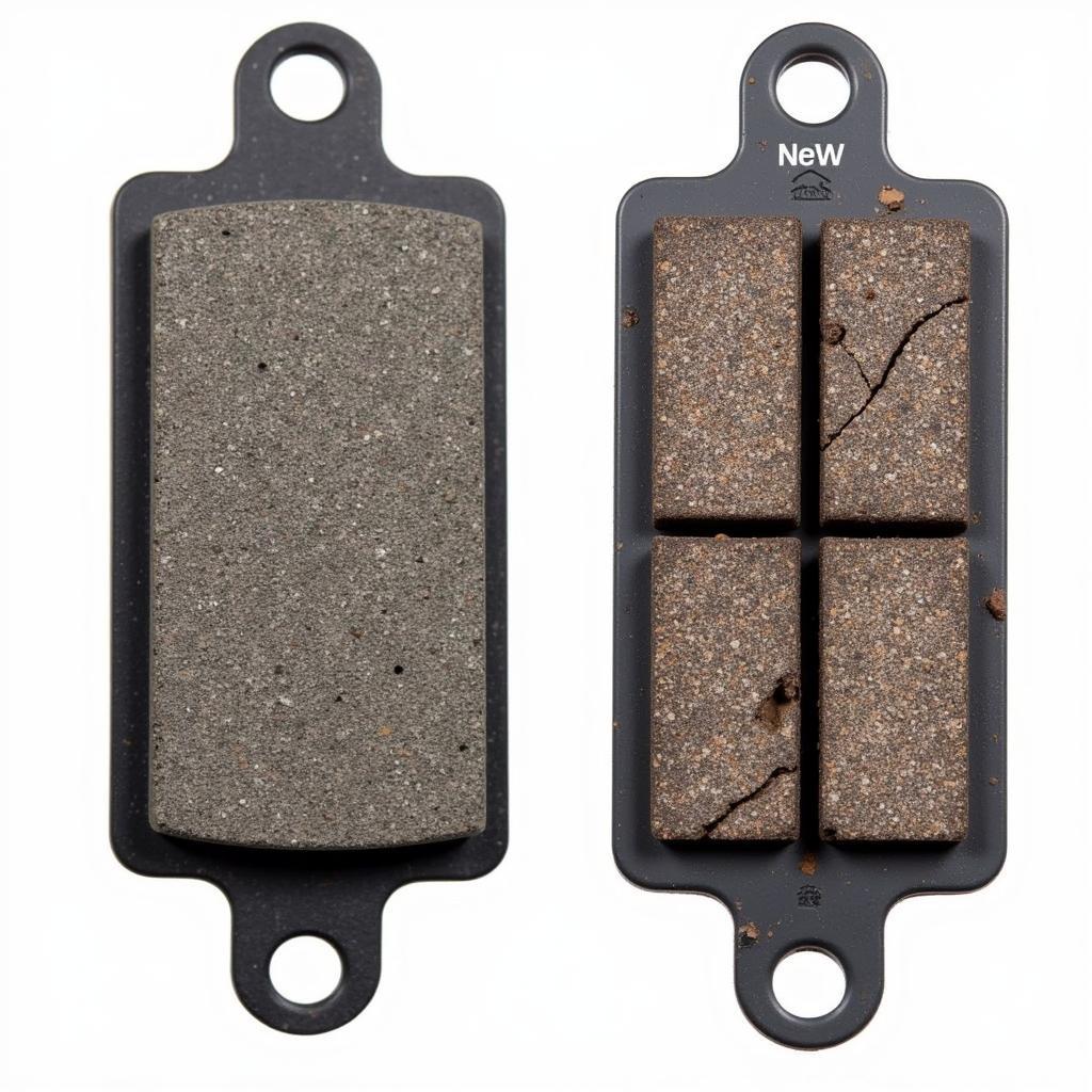 Worn Brake Pads