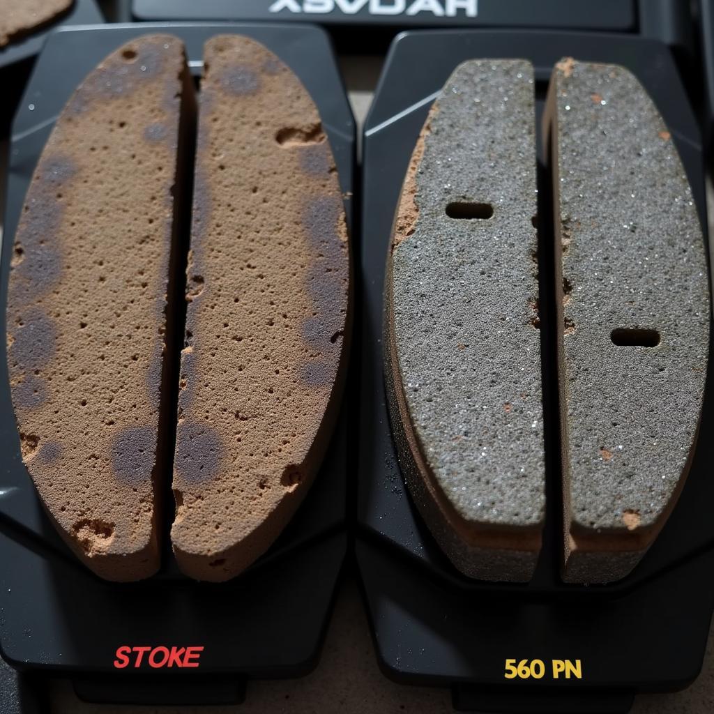 Worn Brake Pads