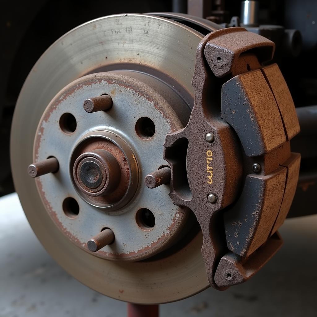 brake pads worn down