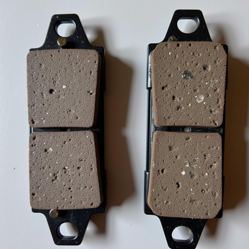 Worn Brake Pads on Audi TT