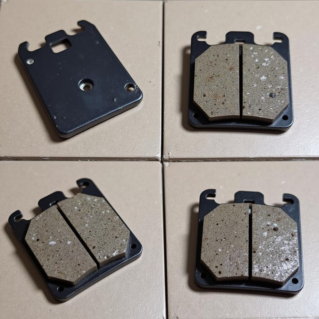 Worn Brake Pads on a Buick Rendezvous