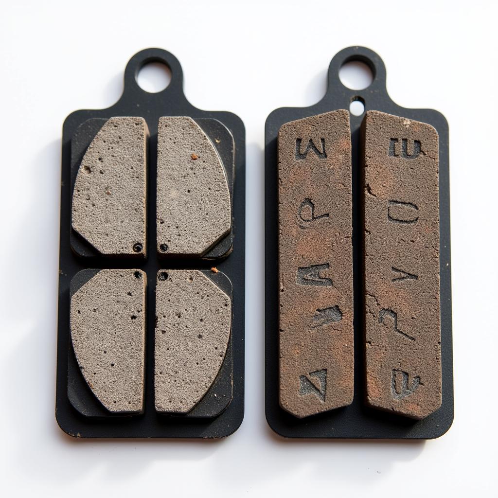 Worn Brake Pads Comparison