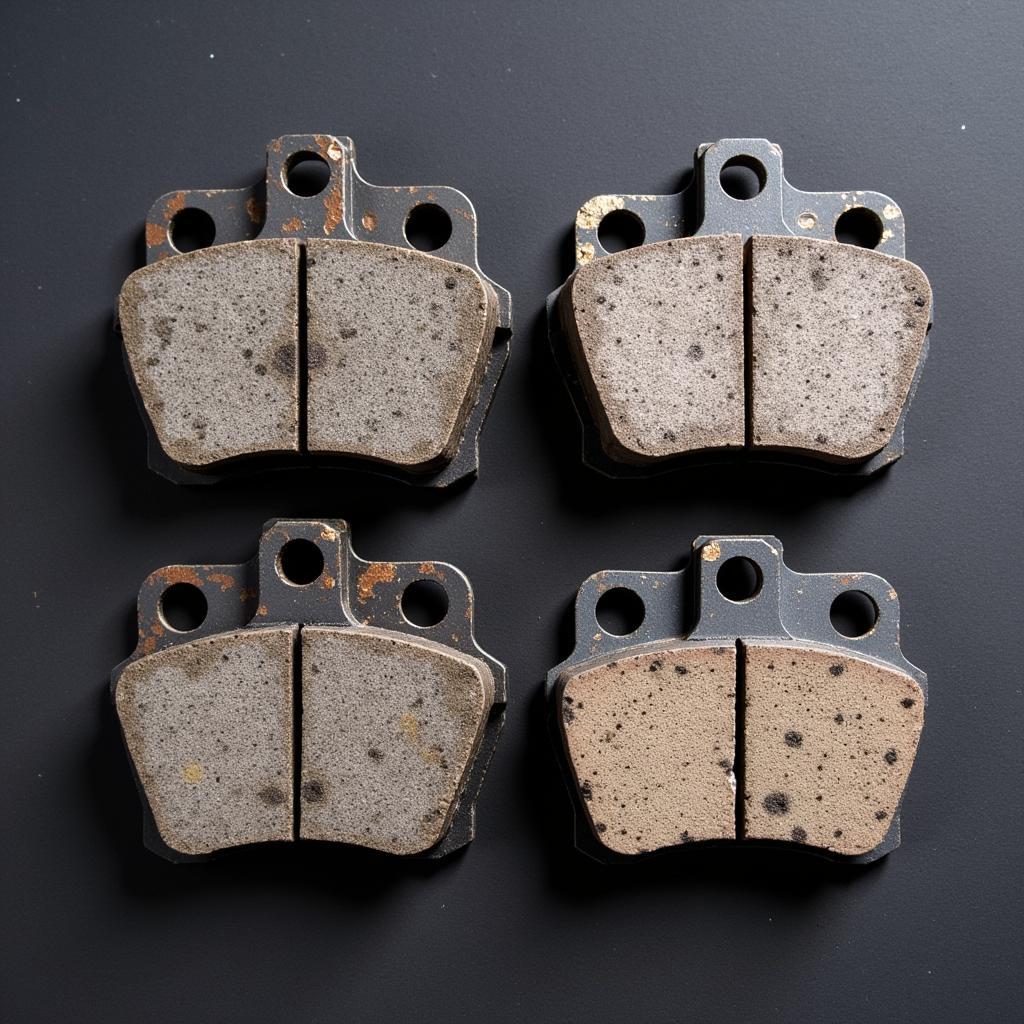 Worn Brake Pads