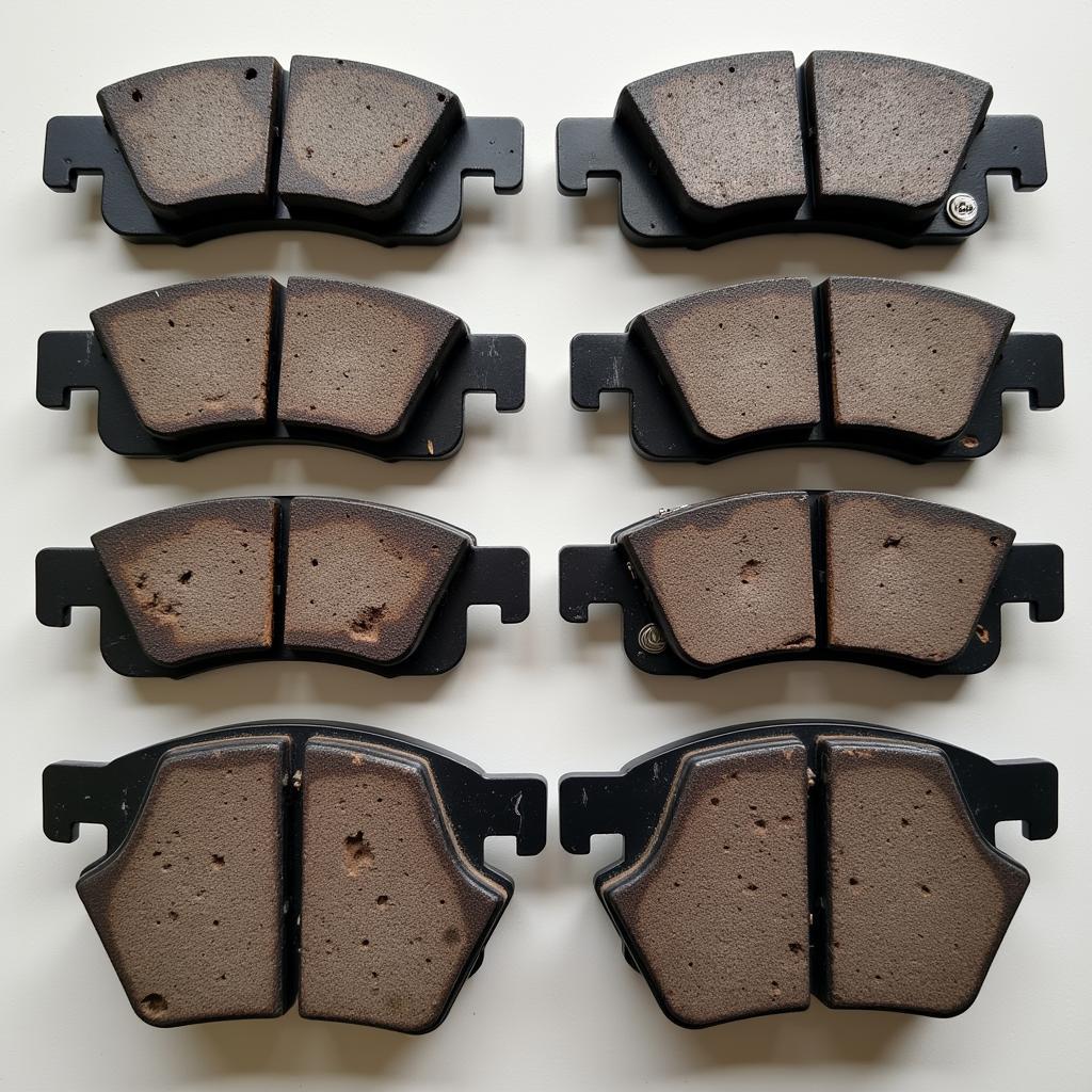 Worn Brake Pads