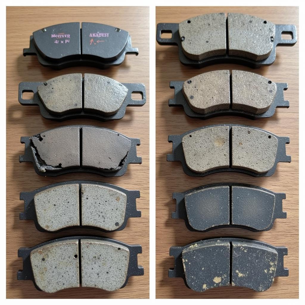 Worn Brake Pads on VW Touran