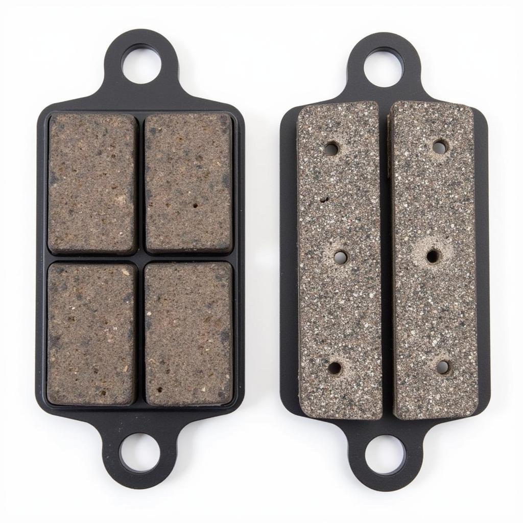 Worn E36 Brake Pads