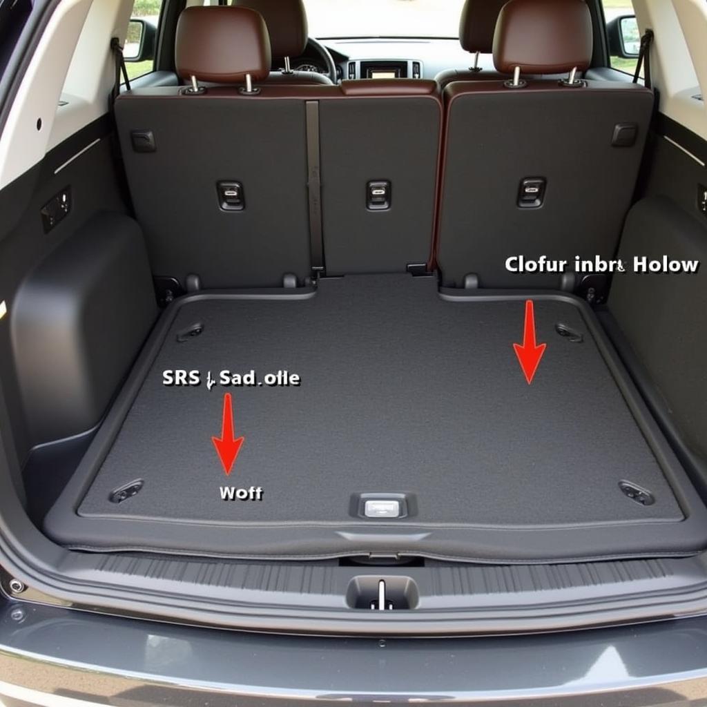 Volvo XC60 Passenger Seat SRS Mat Location