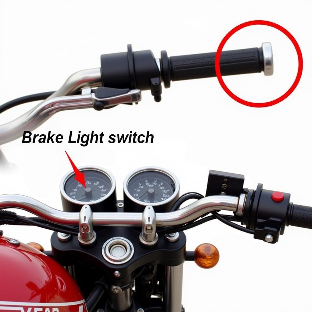 Locating the brake light switch on a 1982 Yamaha XJ750