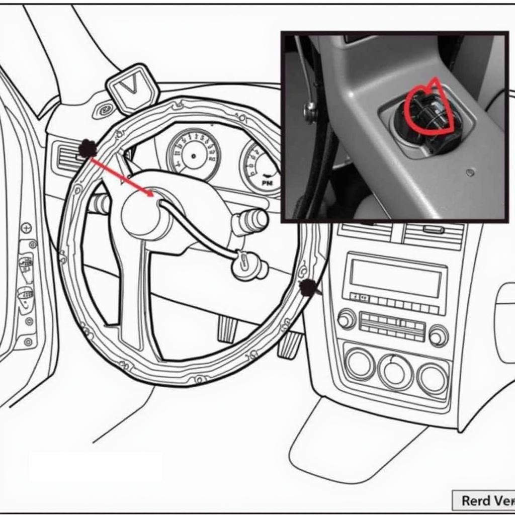 Steering Angle Sensor Location in a Vehicle