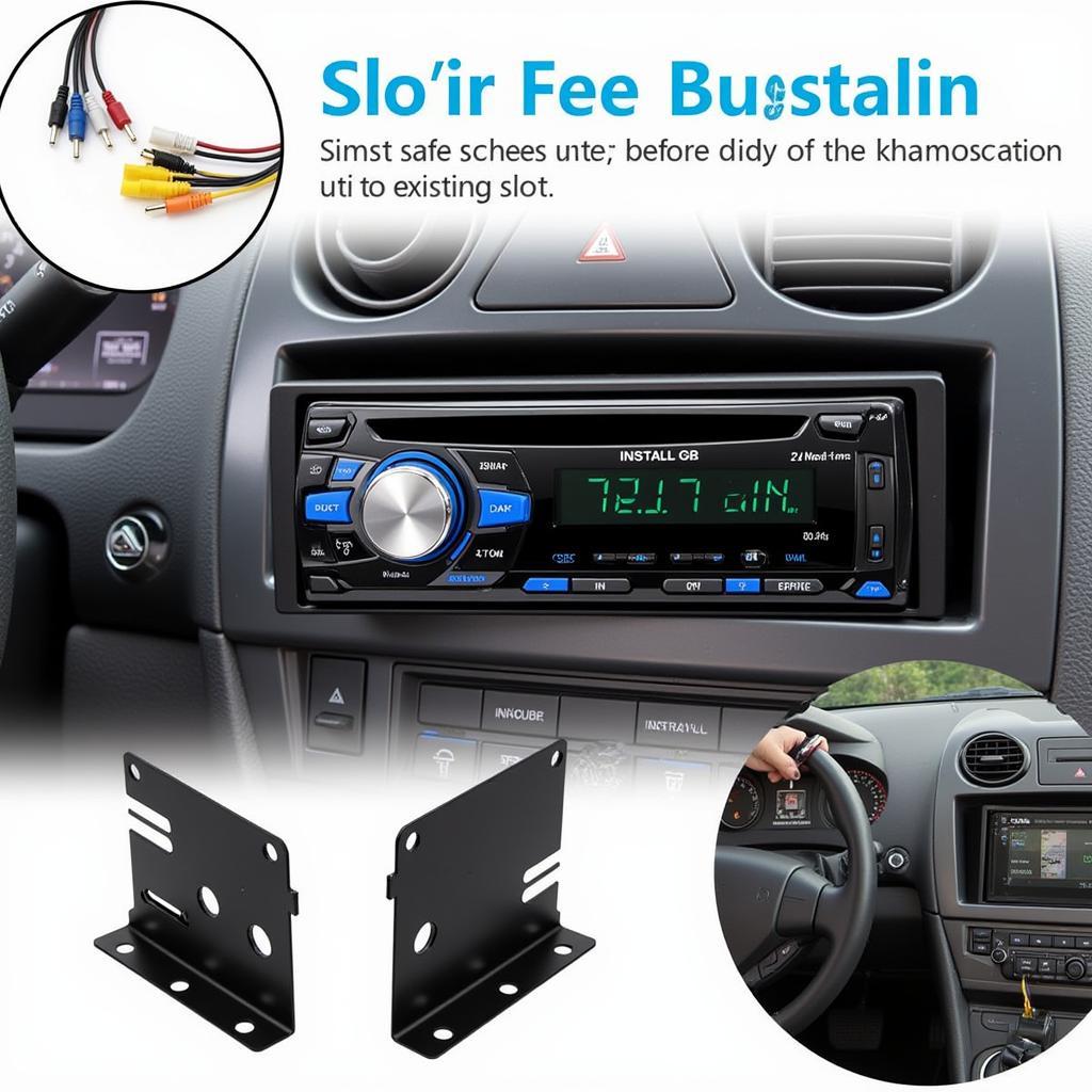 Installing a 12V FM Car Stereo Bluetooth 1 Din In Dash Unit