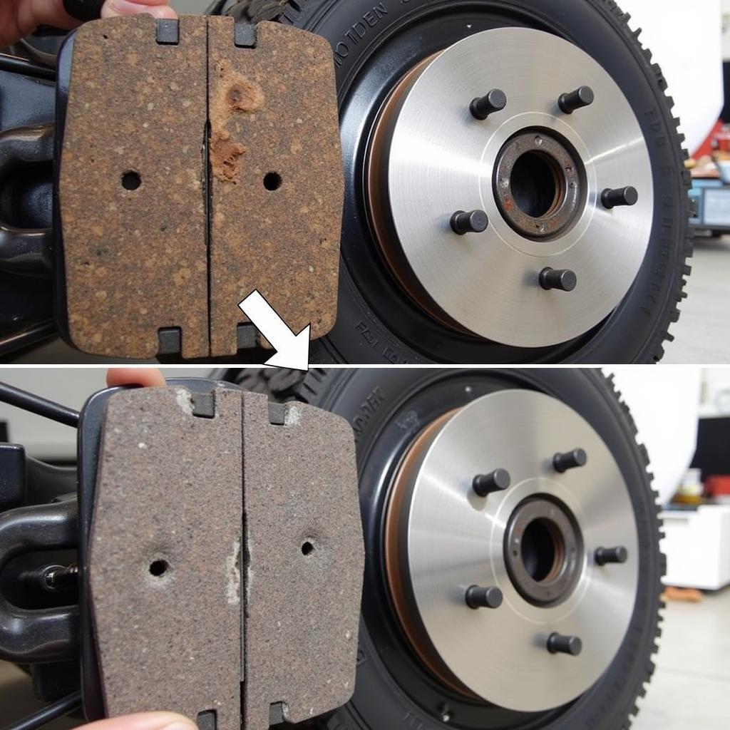 1987 D100 Brake Pad Inspection