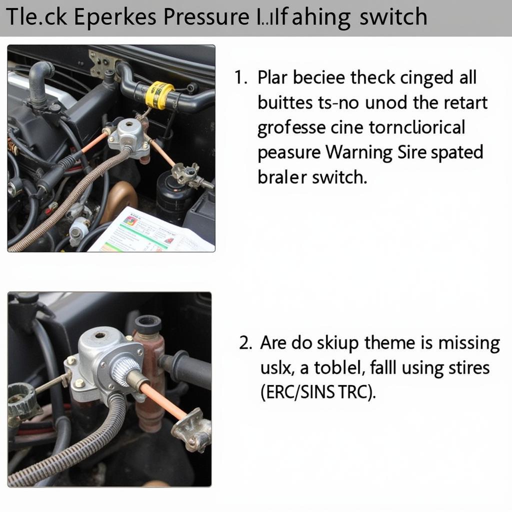 Brake Pressure Warning Switch Location on a 2002 Chevy Express 3500